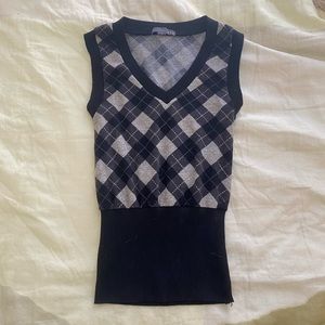 Vintage 90’s plaid sweater vest